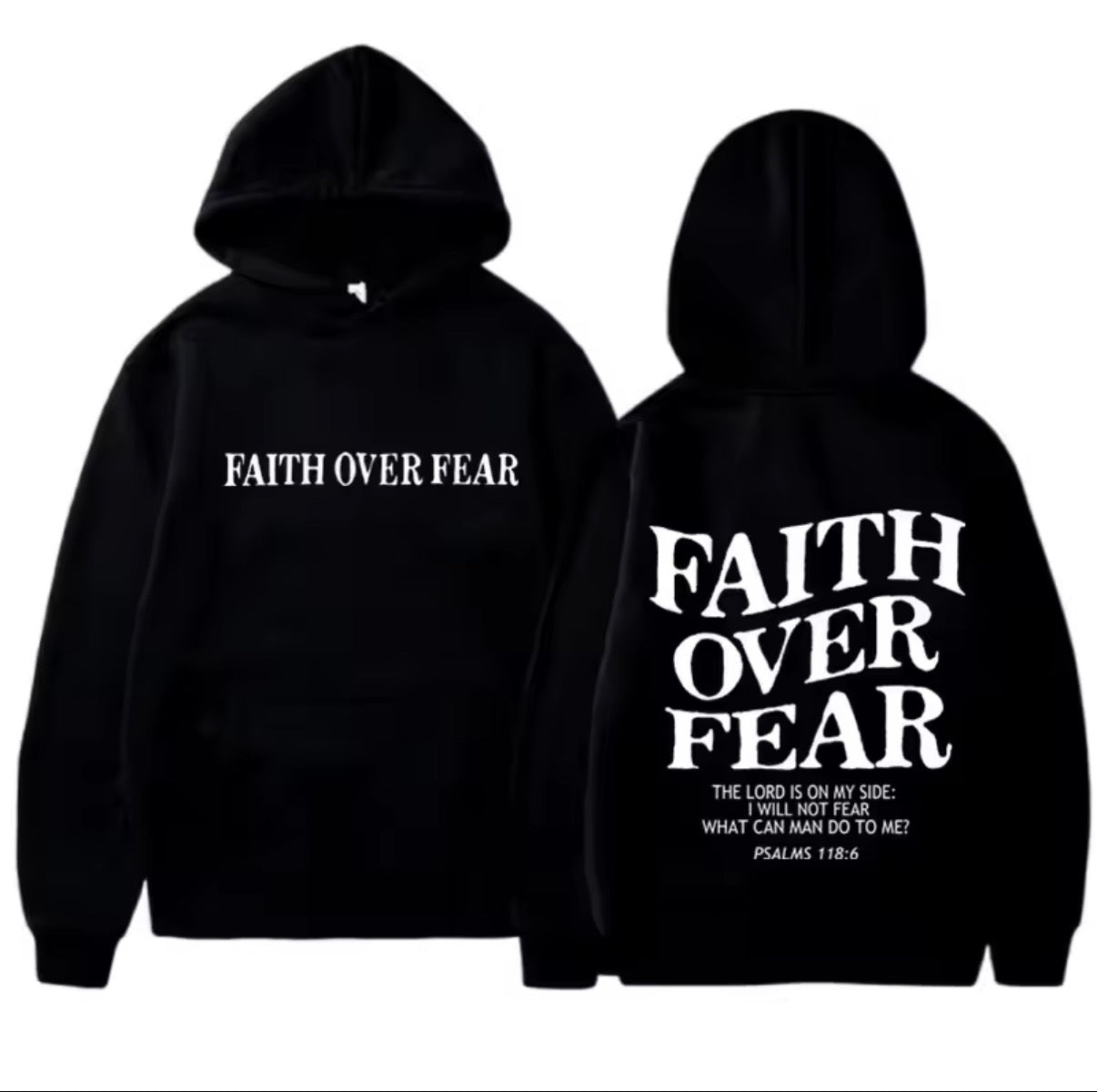 Faith Over Fear Signature Hoodie ✝️