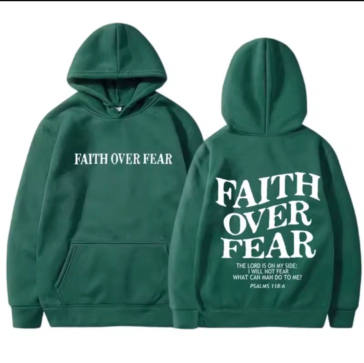 Faith Over Fear Signature Hoodie ✝️