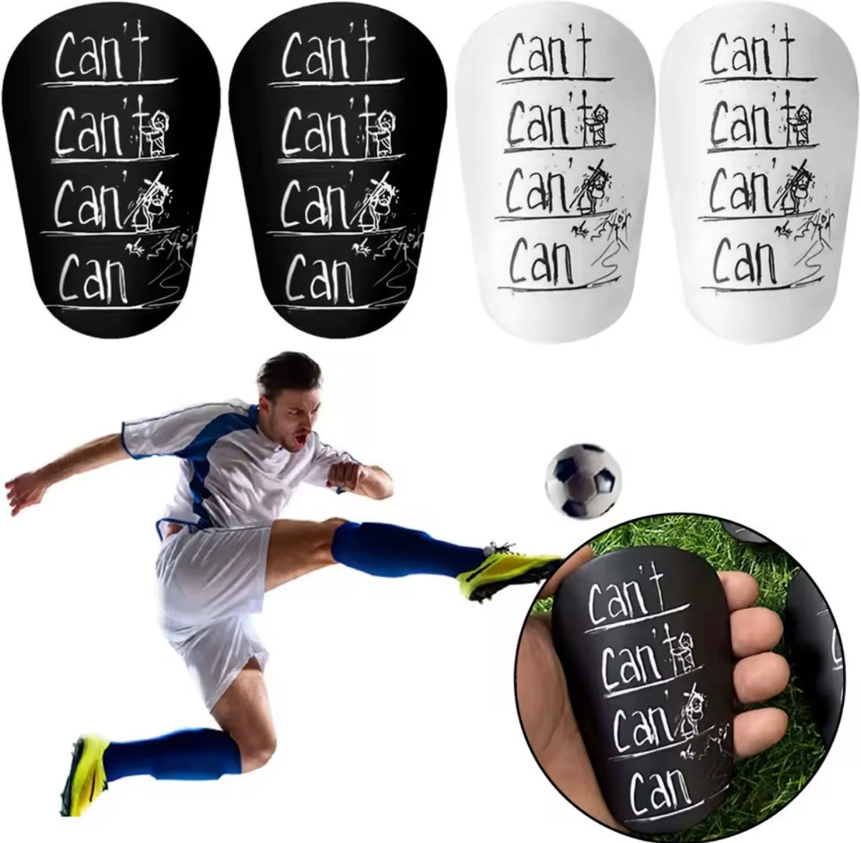 Faith Over Fear “you can do anything with the lord” shin guards✝️