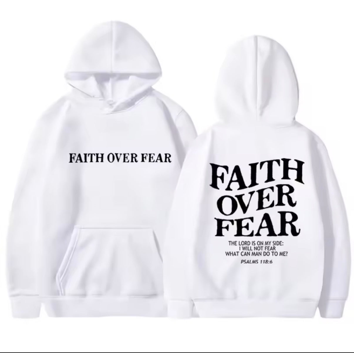 Faith Over Fear Signature Hoodie ✝️