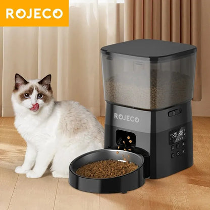 Automatic Cat Feeder With Timer And LCD Display