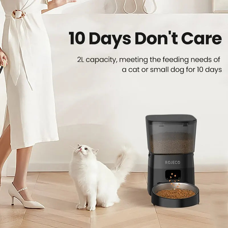Automatic Cat Feeder With Timer And LCD Display
