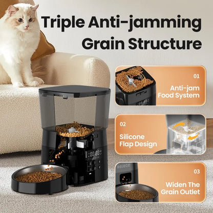Automatic Cat Feeder With Timer And LCD Display